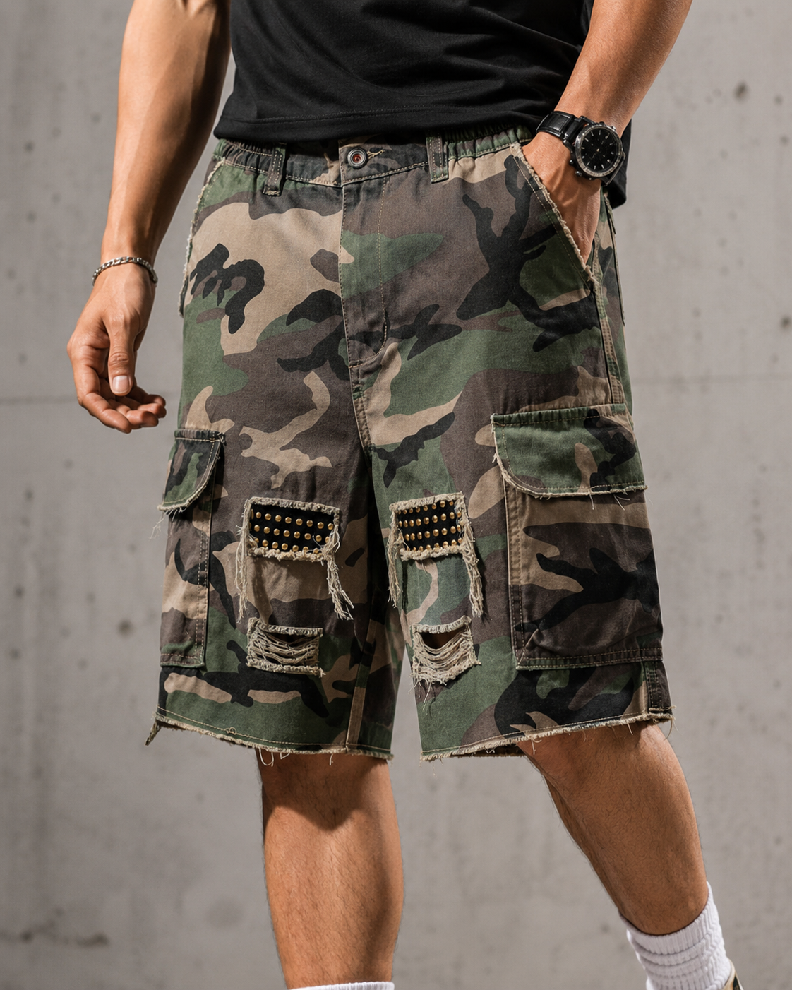 Bermuda Camuflaje Cargo