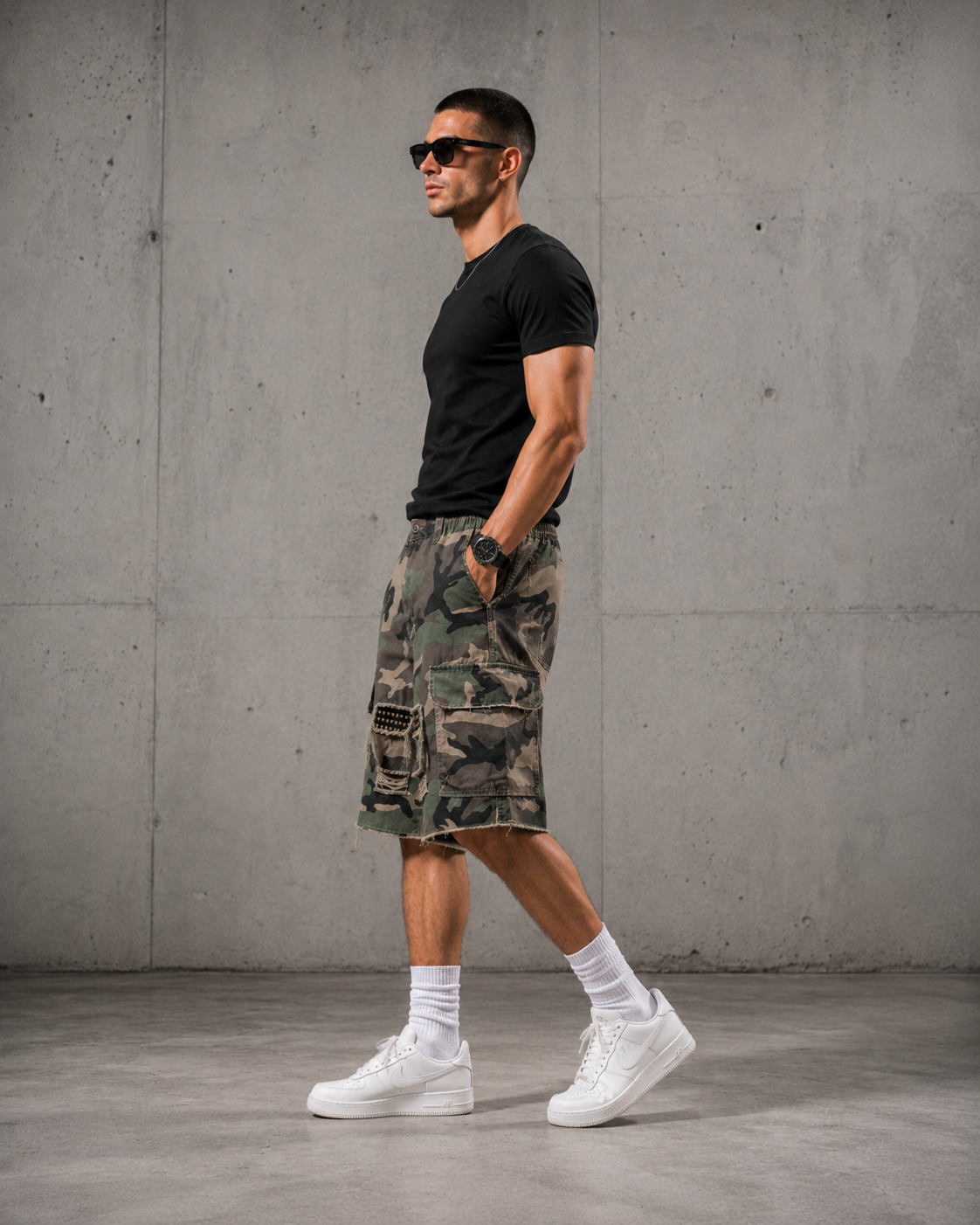 Bermuda Camuflaje Cargo