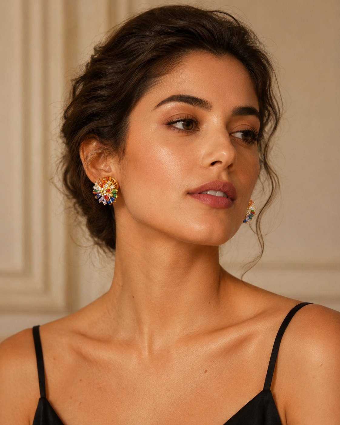 Lidia Pendientes Color
