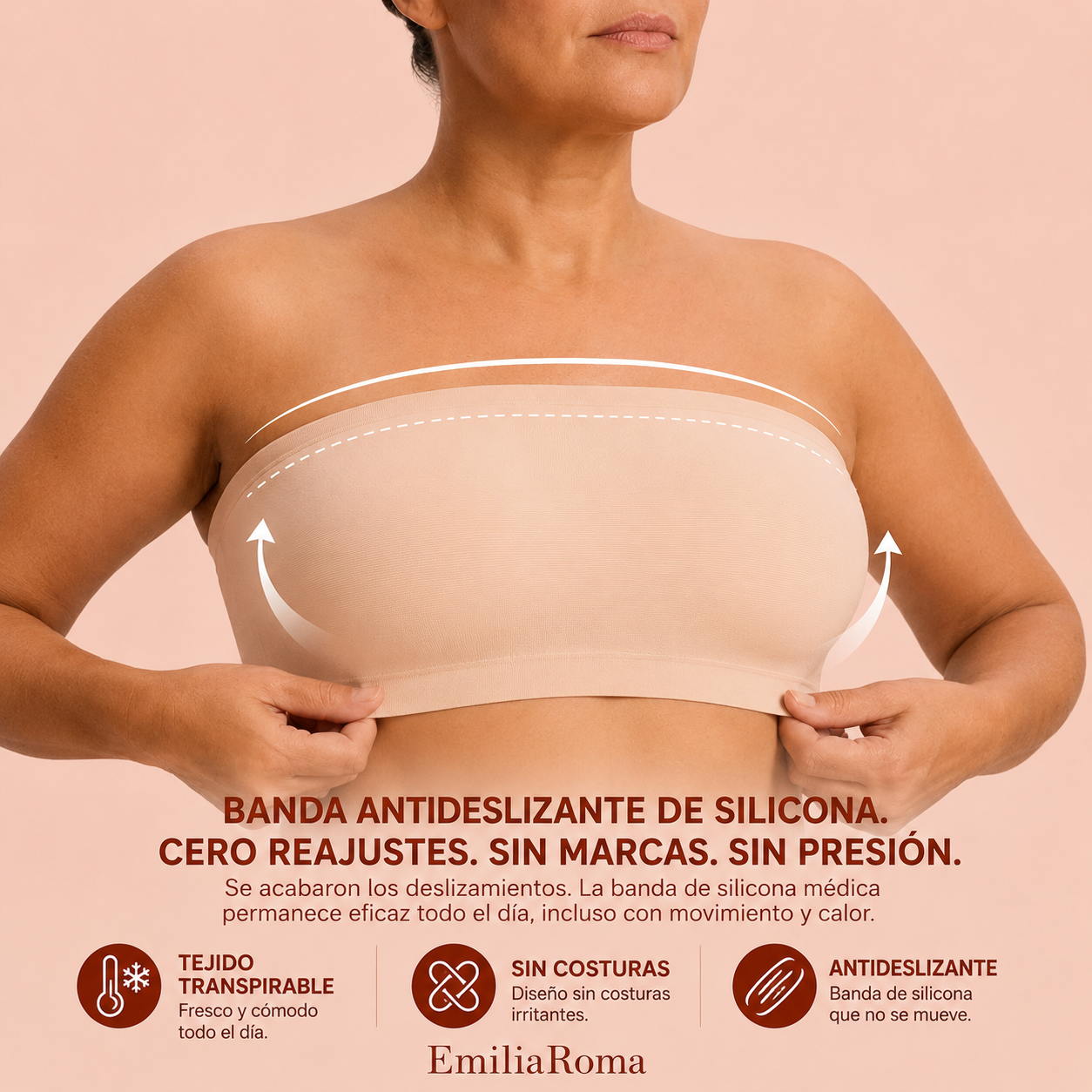 Diadema BreezeBand™ | Sin necesidad de reajustes, sin marcas, sin molestias