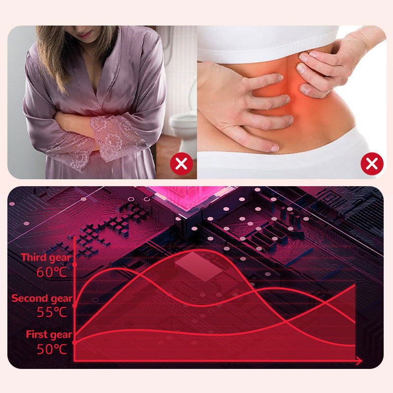 💝 ¡El regalo perfecto para ella! Cinturón de masaje y calor para el ciclo menstrual